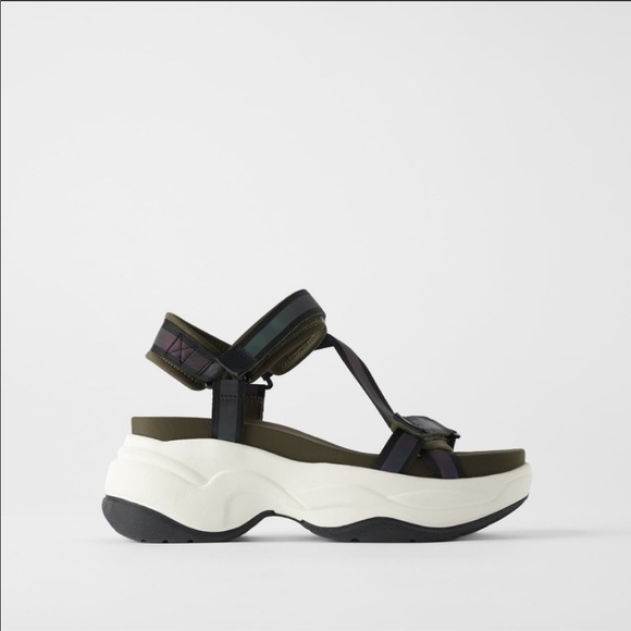 athletic platform sandals